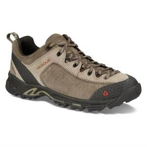 NEW VASQUE men's juxt hiker shoe in aluminum/chili pepper
